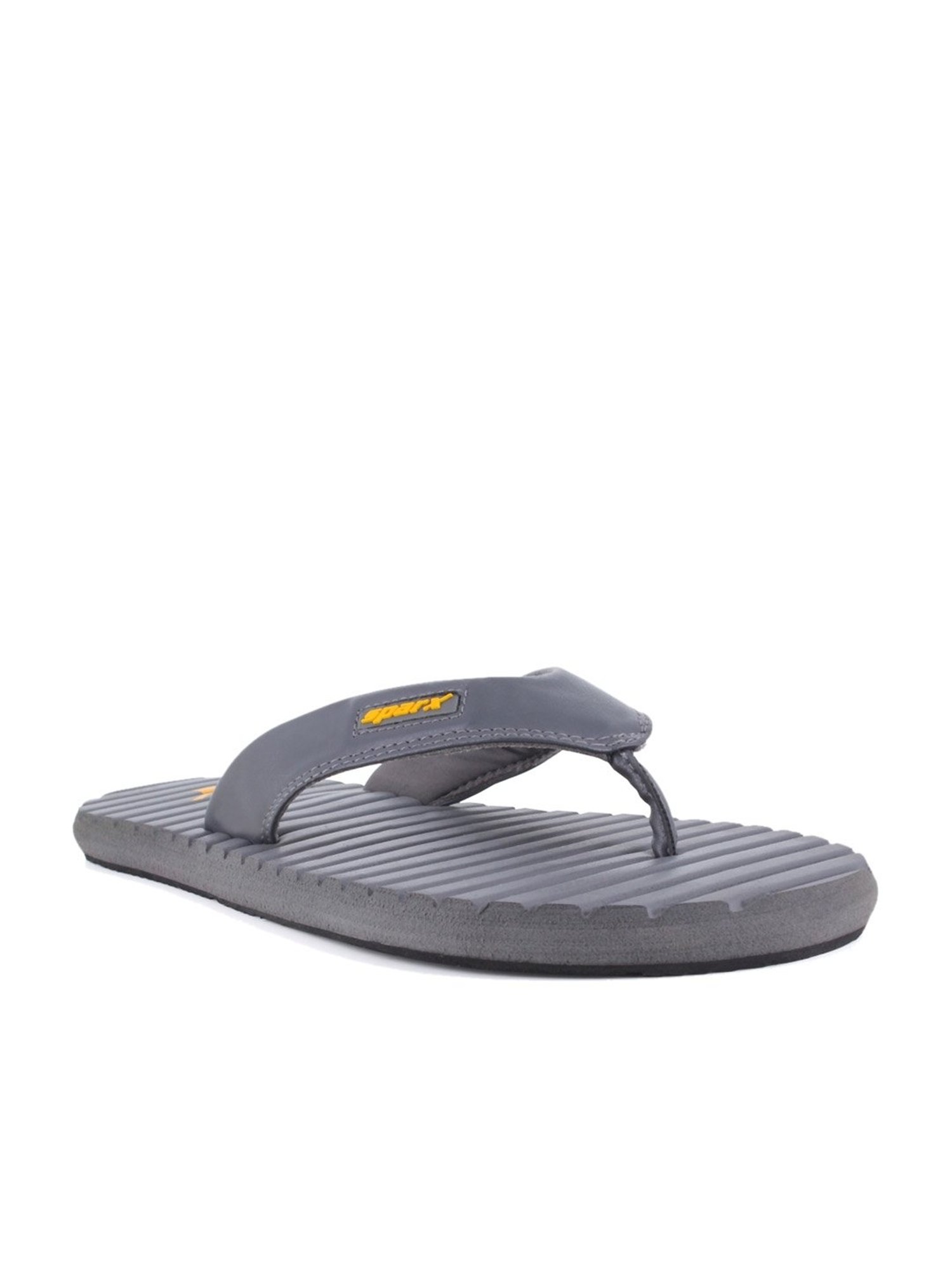 Sparx Men's Grey Flip Flops