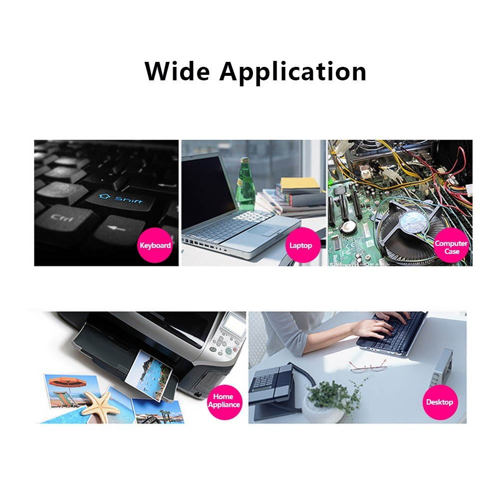 Creative USB Keyboard Vacuum Cleaner Portable Mini Handheld USB Vacuum Cleaner Keyboard Cleaner (Black)