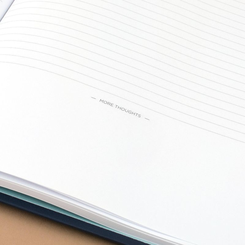 Lined Journal Work Style Medium Hardcover Casebound Navy - Cambridge