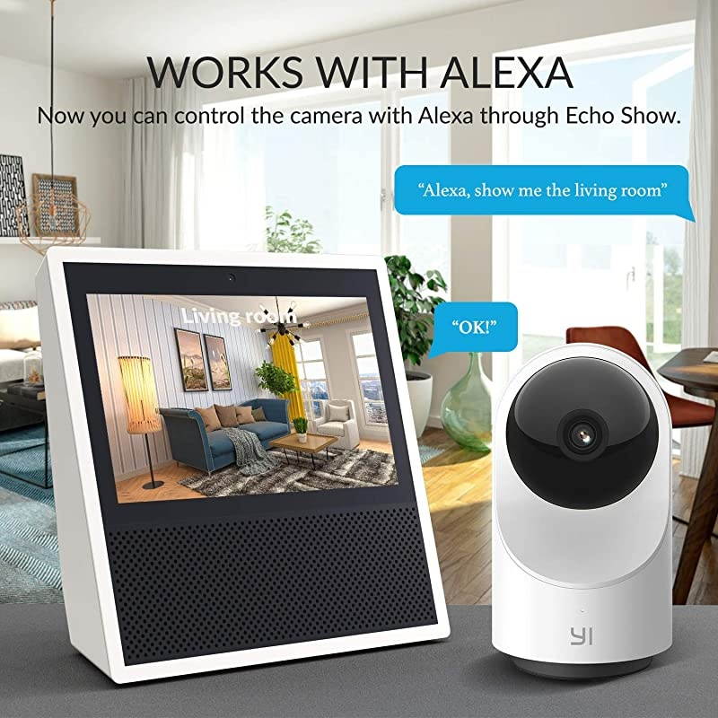 Smart Dome Security Camera X, AI-Powered 1080p WiFi IP Home Surveillance System with 24/7 Emergency Response, Human Detect, Sound Analytics, Time Lapse for Pet Monitor - Works with Alexa & Google