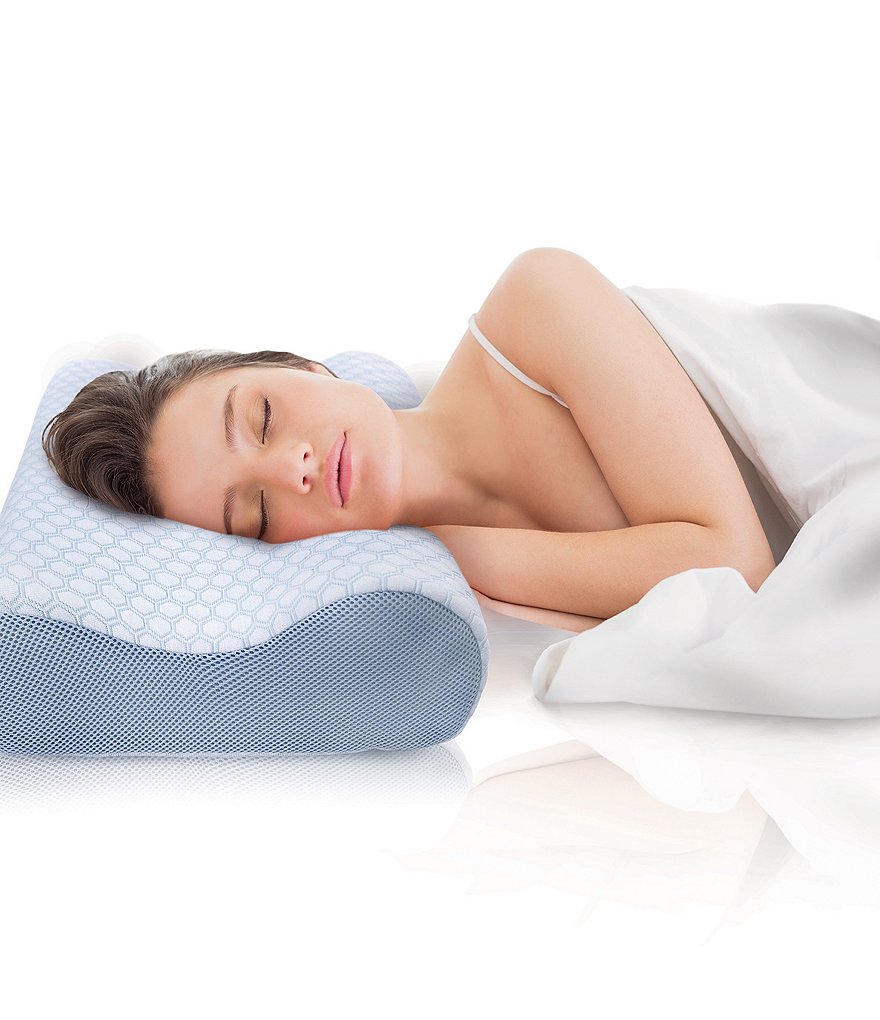 Sensorpedic Memory Foam Wedge Pillow with Cooling Gel Coating