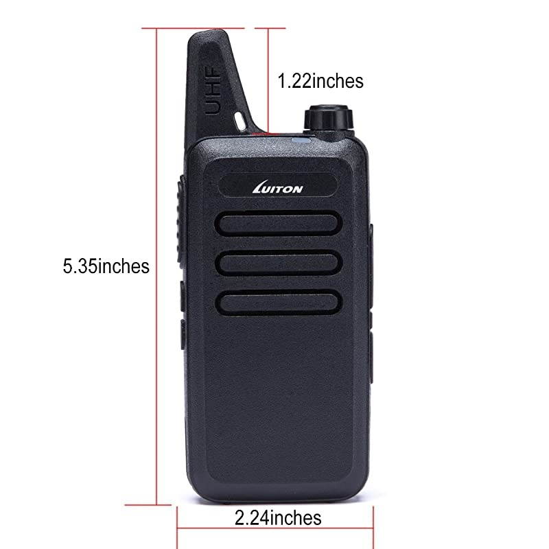 Mini Kids Walkie Talkies with Micro USB Charging LT316 Uhf Two Way Radio 10 Pcs