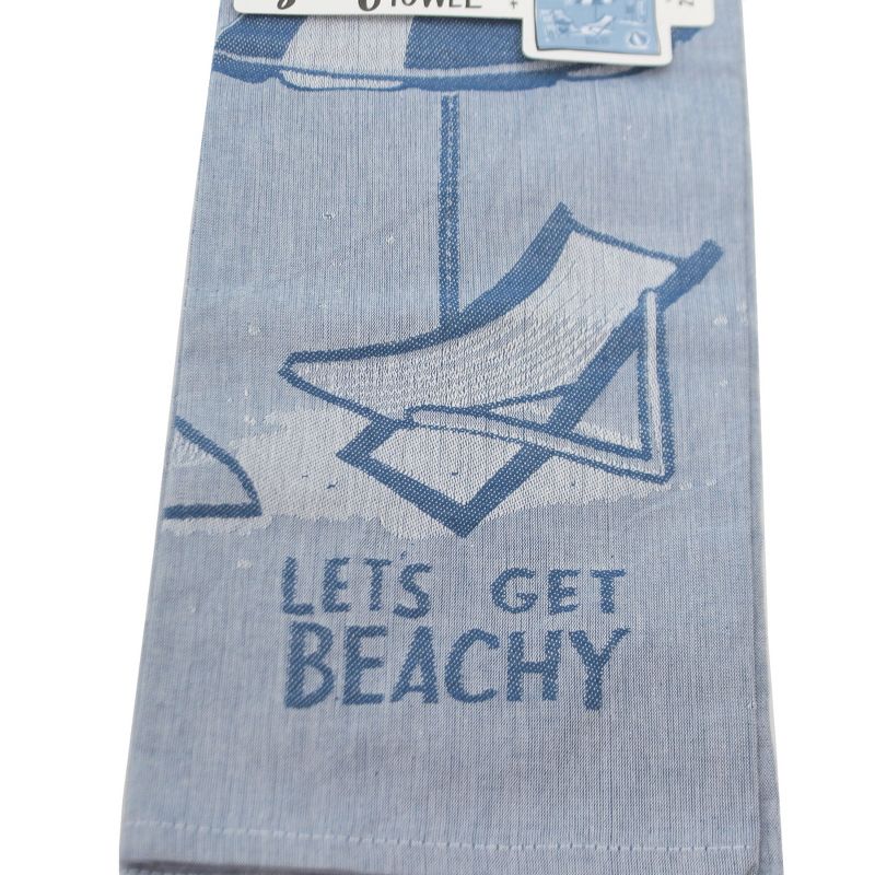 Tabletop 28.0" Beach Life Dish Towels Set/2 100% Cotton Clean Up Kitchen Primitives By Kathy  -  Kitchen Towel