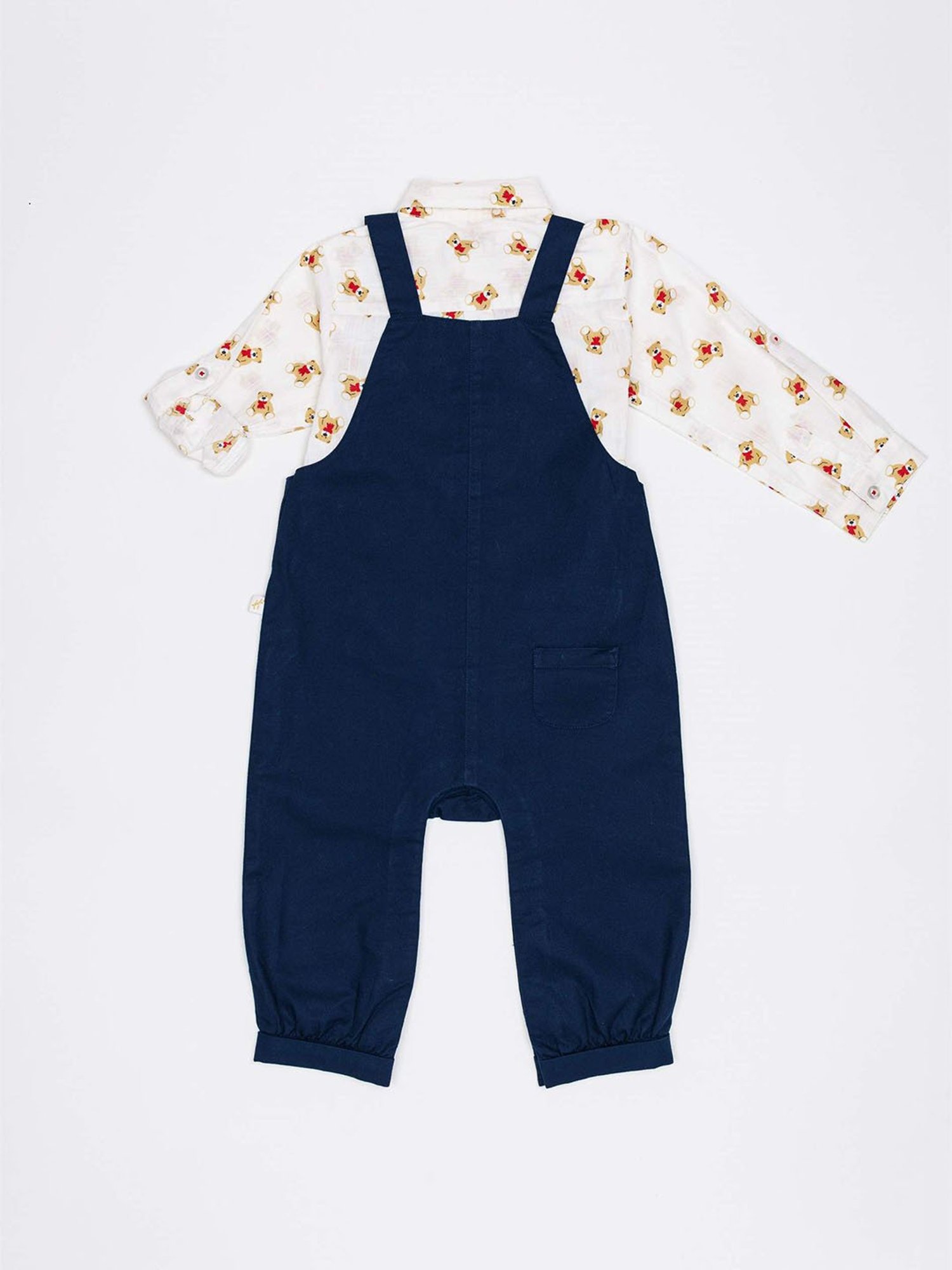 Budding Bees Kids Multicolor Printed Jumpsuit