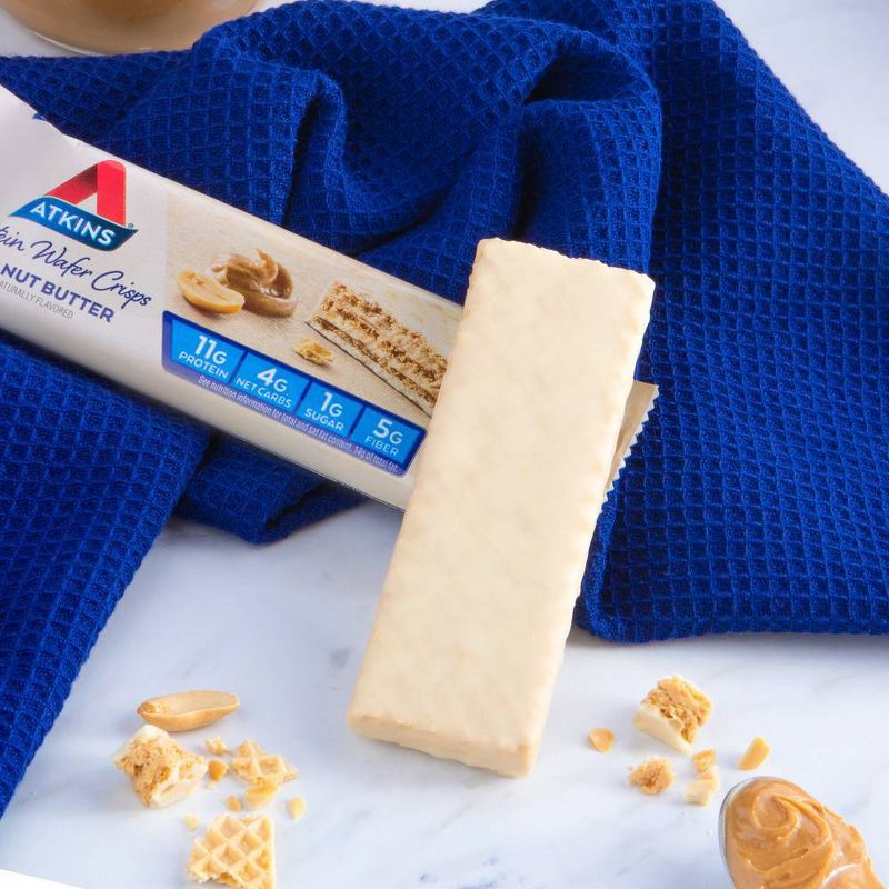 Atkins Protein Wafer Crisps - Peanut Butter - 5ct