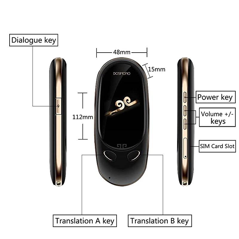 Language Translator Device,72 Country langauge Two-Way Real time Translator Mini Portable WiFi&3G Touch Screen,Office Electronic,Two Way Instant Digital Recorder Intercom for Learning Travel