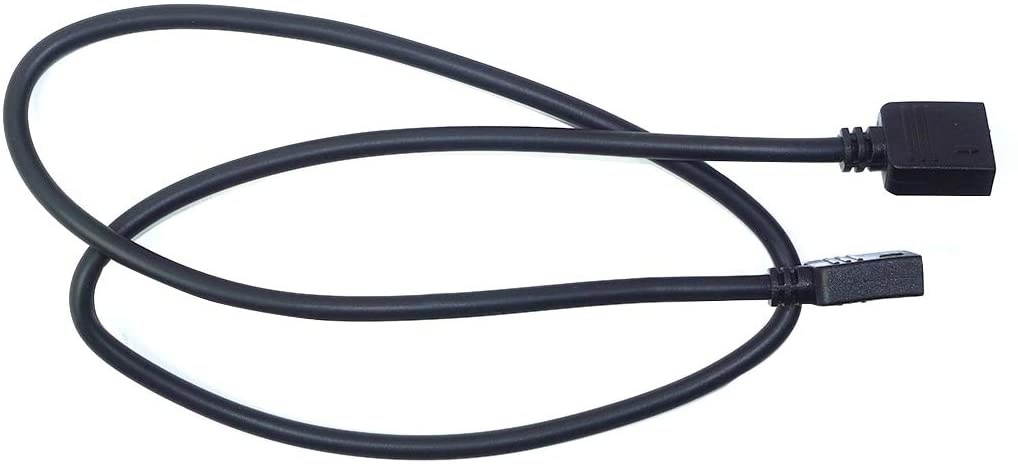 JMT 1 to 6 RGB Fan Hub Splitter PWM Controller 5V 3Pin / 12V 4 PIN Fan Cooler Computer Motherboard Symphony 50cm Power Supply Cable (12V 4Pin)