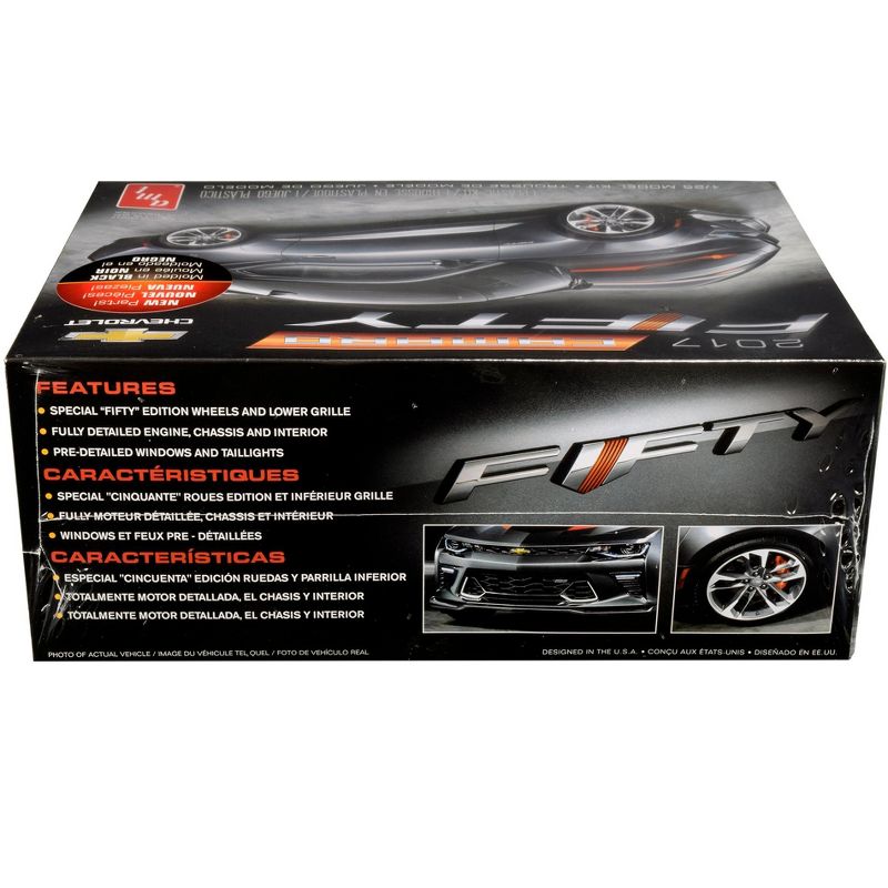 Skill 2 Model Kit 2017 Chevrolet Camaro "FIFTY" 1/25 Scale Model by AMT
