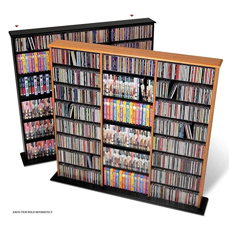 Triple Width Wall Storage Cabinet, Black