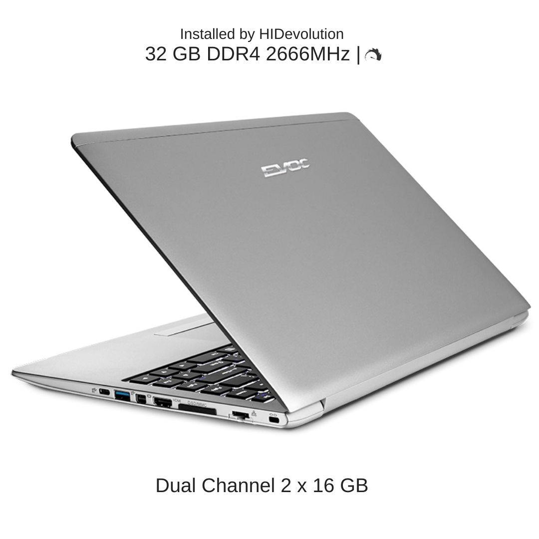 EVOC High Performance Systems N1411 (N141CU) 14" FHD | 1.8 GHz i7-10510U, UHD, 64 GB 2666MHz RAM, 1 TB PCIe SSD | Performance Upgrades & Warranty