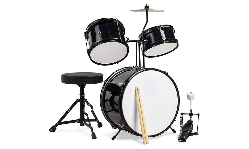 Kids Beginner 3-Piece Drum Set