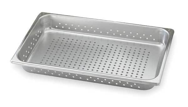 VOLLRATH 30043 Perforated Pan,Full-Size, 14 Qt.