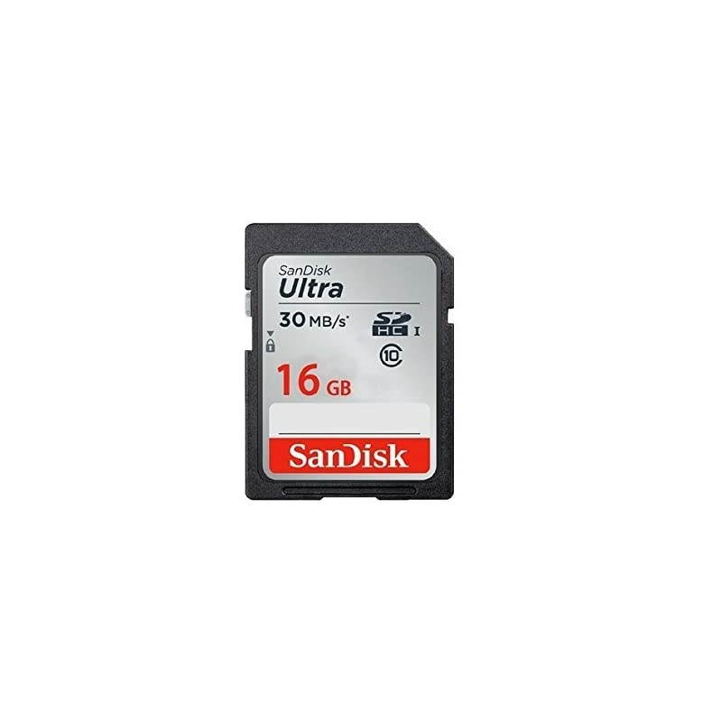 Ultra 16GB SDHC Class 10/UHS-1 Flash Memory Card Speed Up To 30MB/s- SDSDU-016G-U46 (Label May Change) [Old Version]