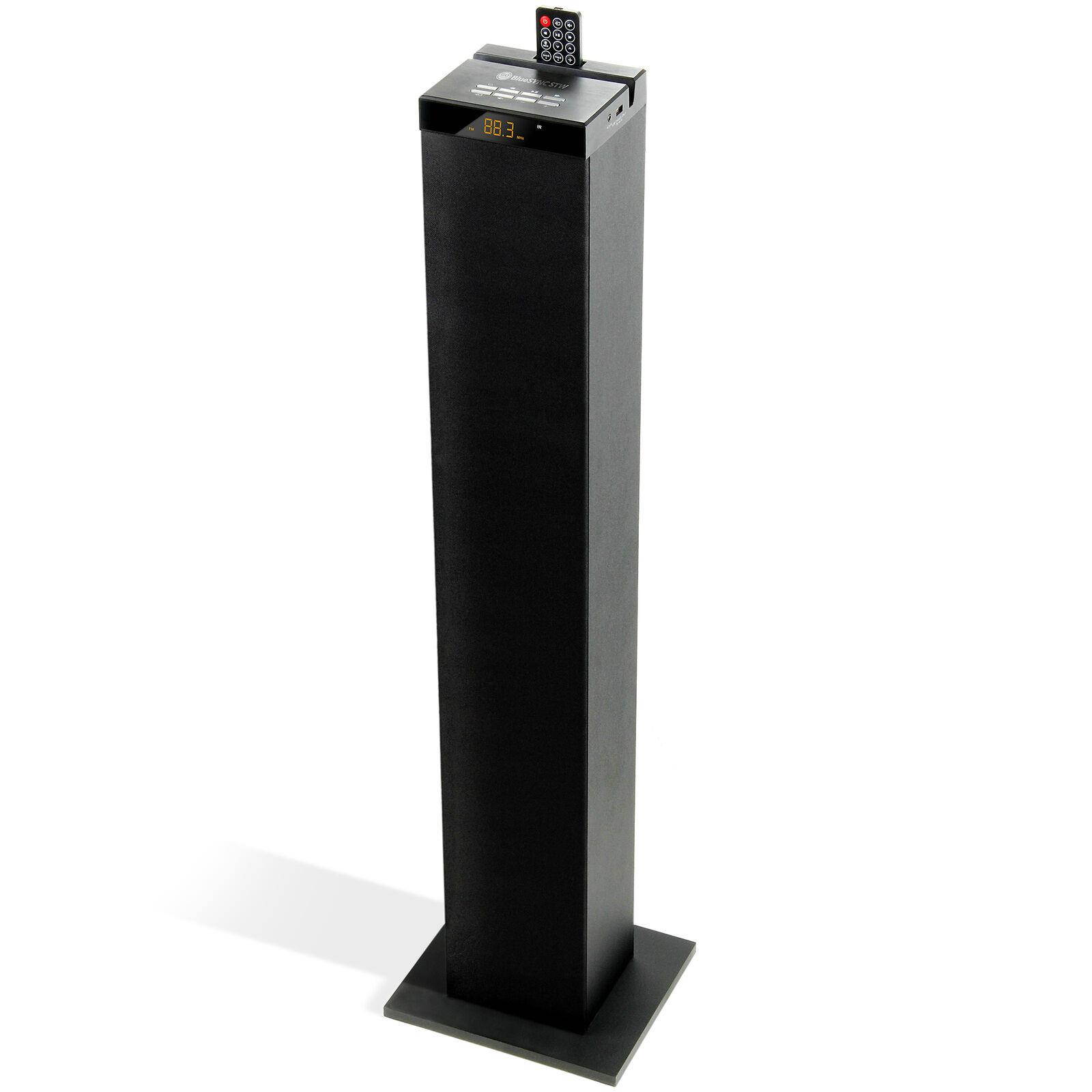 Bluetooth Tower Floor Standing Speaker with Integrated Subwoofer (2.1 Channel)