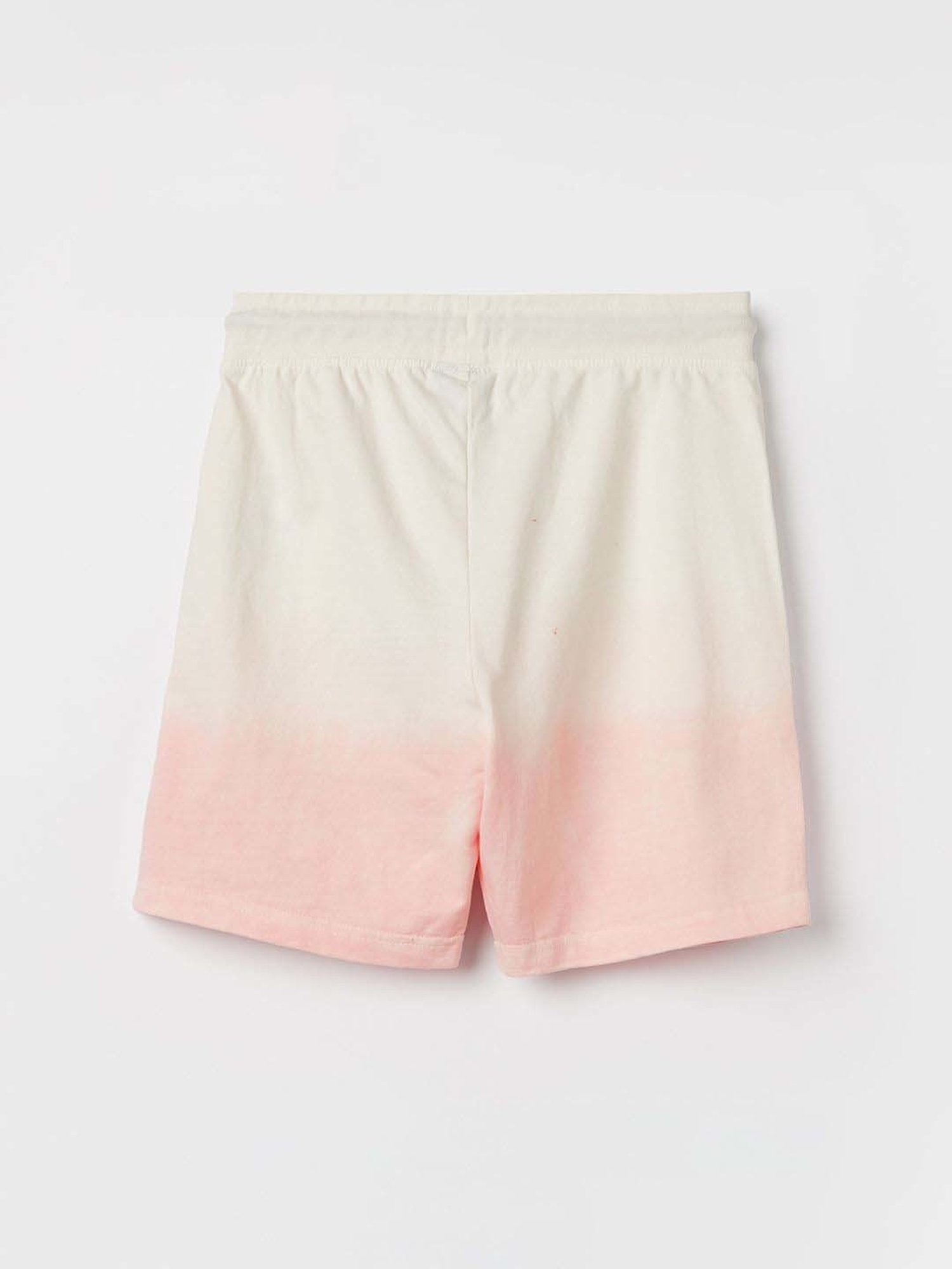 KAPPA Boys Pink Cotton Color Block Shorts