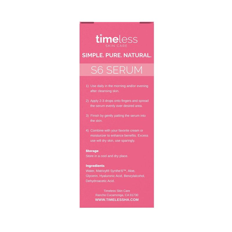 Timeless Skin Care Matrixyl Synthe'6 Serum - 4 fl oz