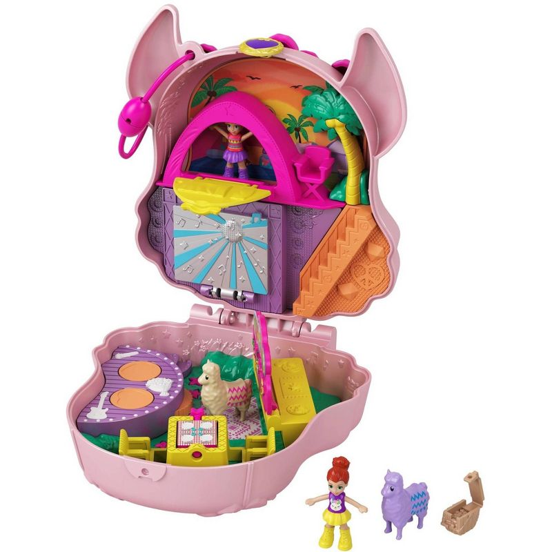 Polly Pocket Micro Llama Music Party Compact Playset