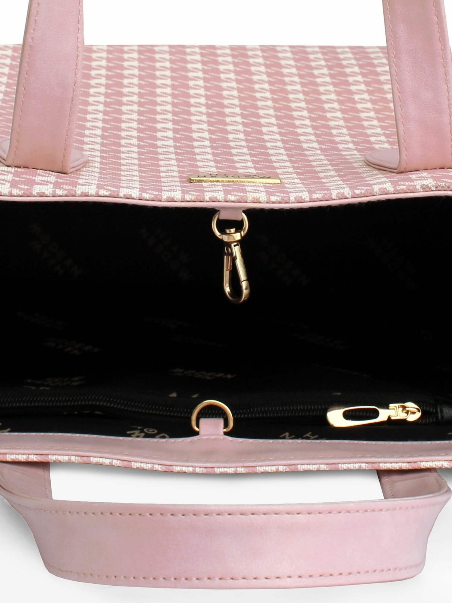 Modern Myth Cosmic Pink Printed Large Tote Bag