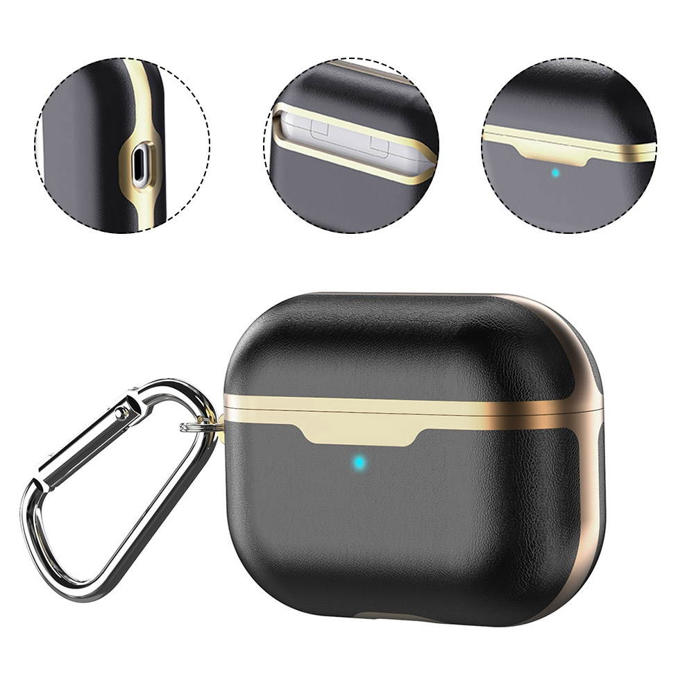 Protective Cover Case Compatible with AirPods Pro with Carabiner