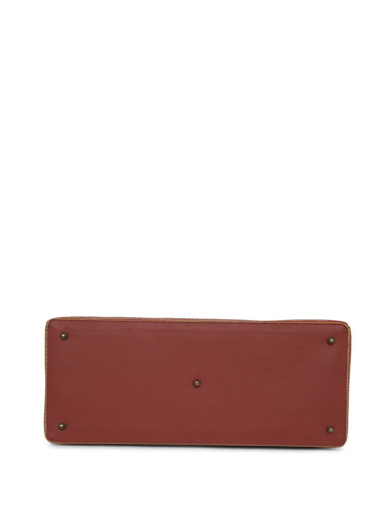 Eume Dragonfly Hot Sauce Red Leather Printed Shoulder Handbag