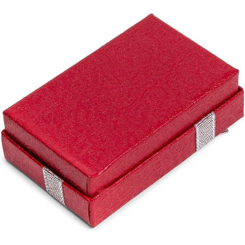 24 Pack 6 Colors Jewelry Gift Boxes with Lids and Ribbon Bows for Display Rings, Earrings, Necklaces and Bracelets