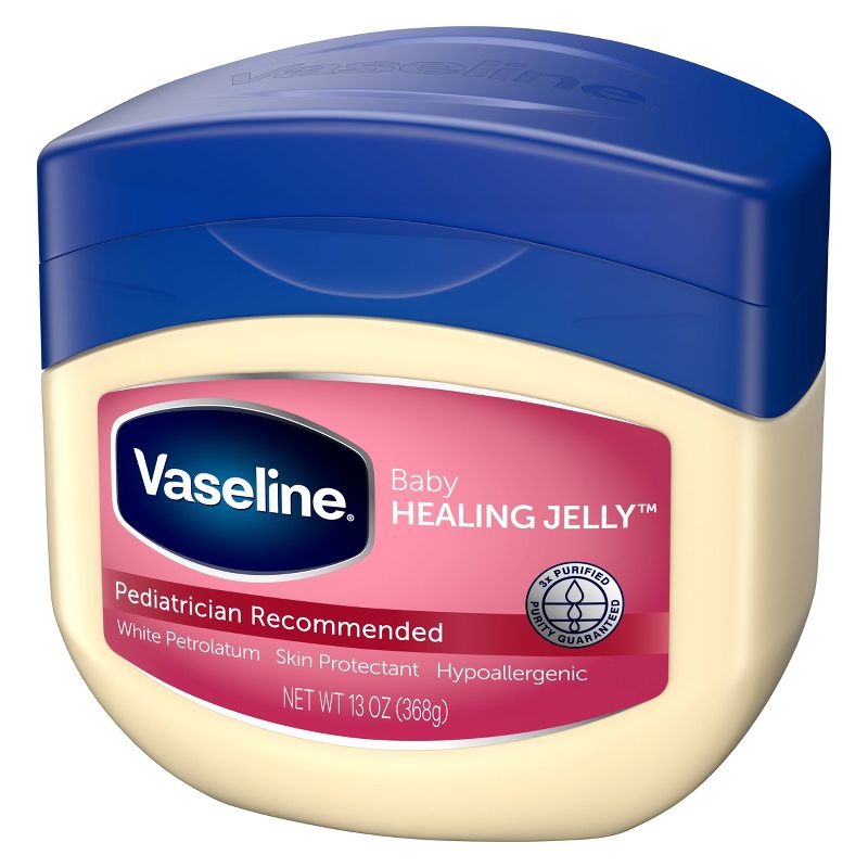 Vaseline Baby Hypoallergenic Petroleum Healing Jelly & Diaper Rash Skin Protectant - 13oz
