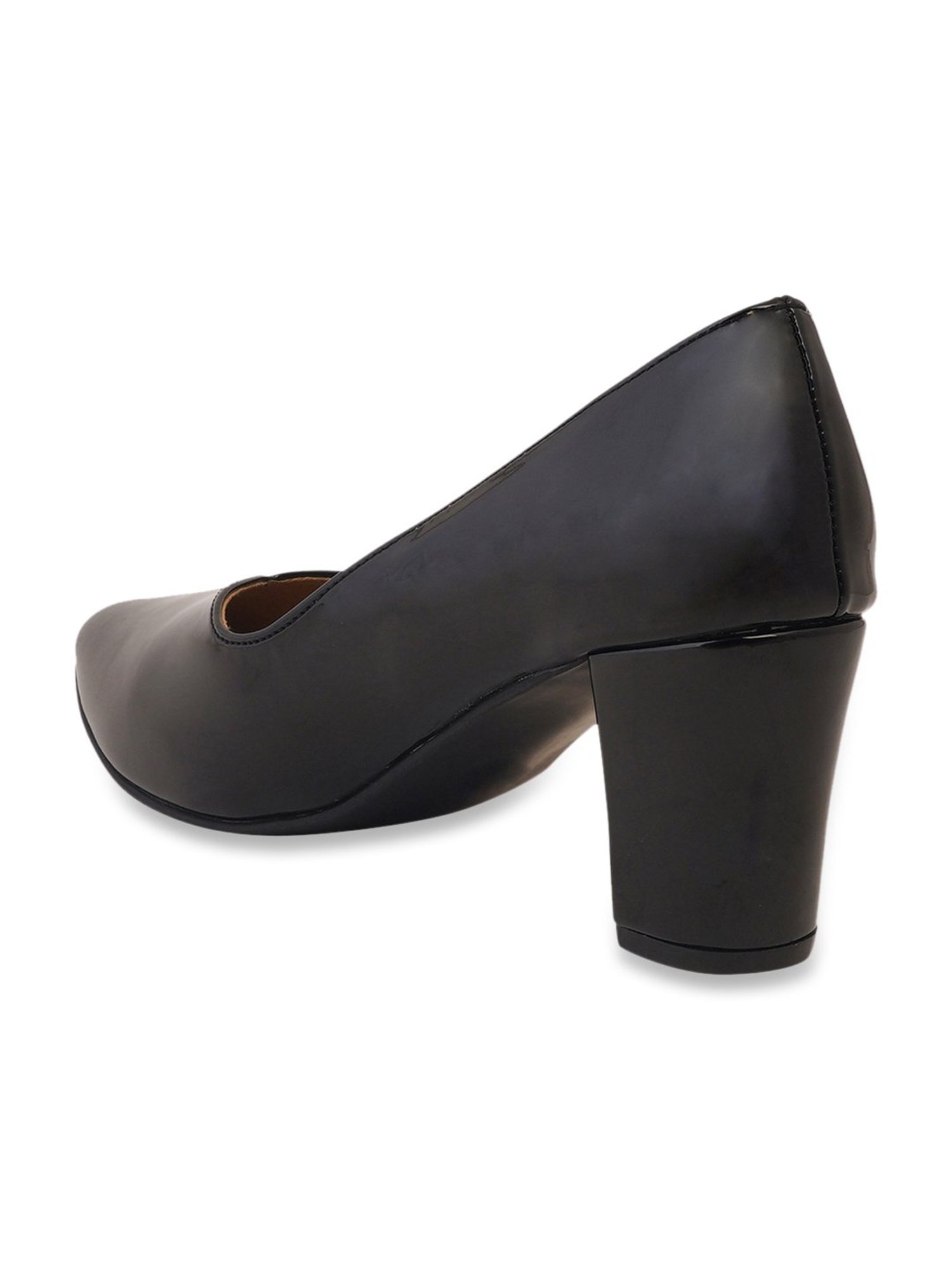 Pelle Albero Women's Black Casual Pumps