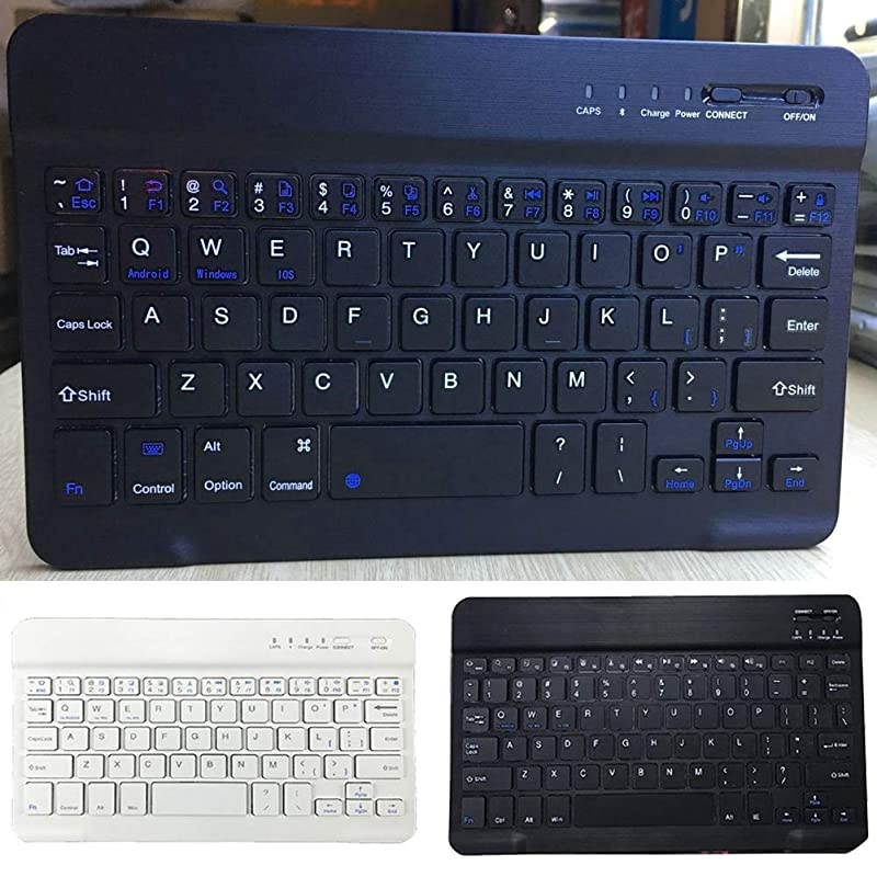 Bluetooth Keyboard Universal Lightweight UltraSlim Wireless? 30 Bluetooth Keyboard Compatible with iPad Galaxy Tabs iOS Android Windows Tablets Desktop Laptop