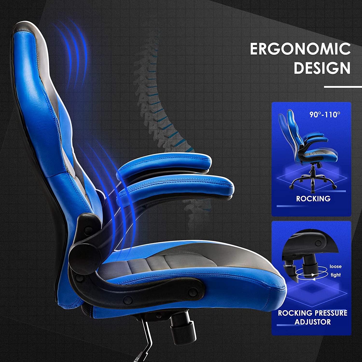 STARSPACE Cost-effective Gaming Chair Durable And Comfortable Ergonomic Adjustable Racing Game Desk Chair