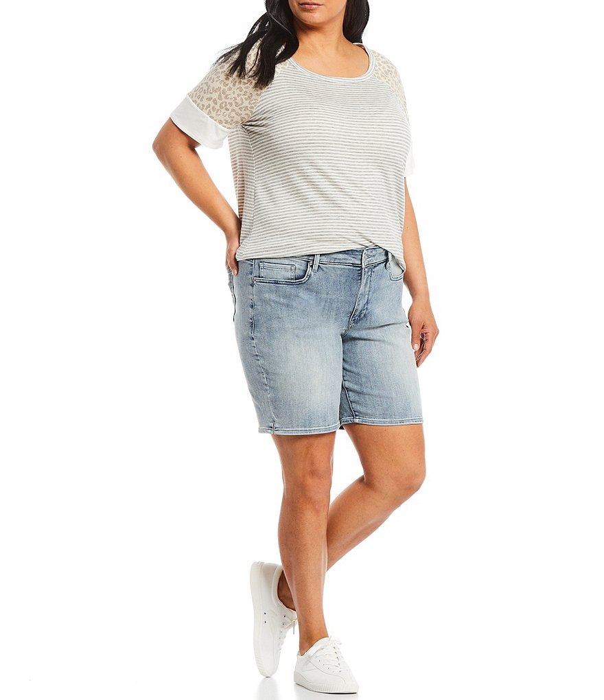 Code Bleu Plus Size Chelsea Bermuda Shorts