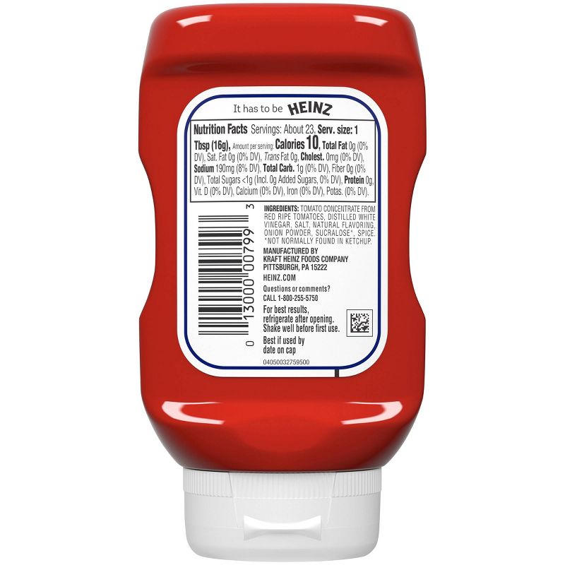 Heinz Tomato Ketchup Reduced Sugar - 13oz