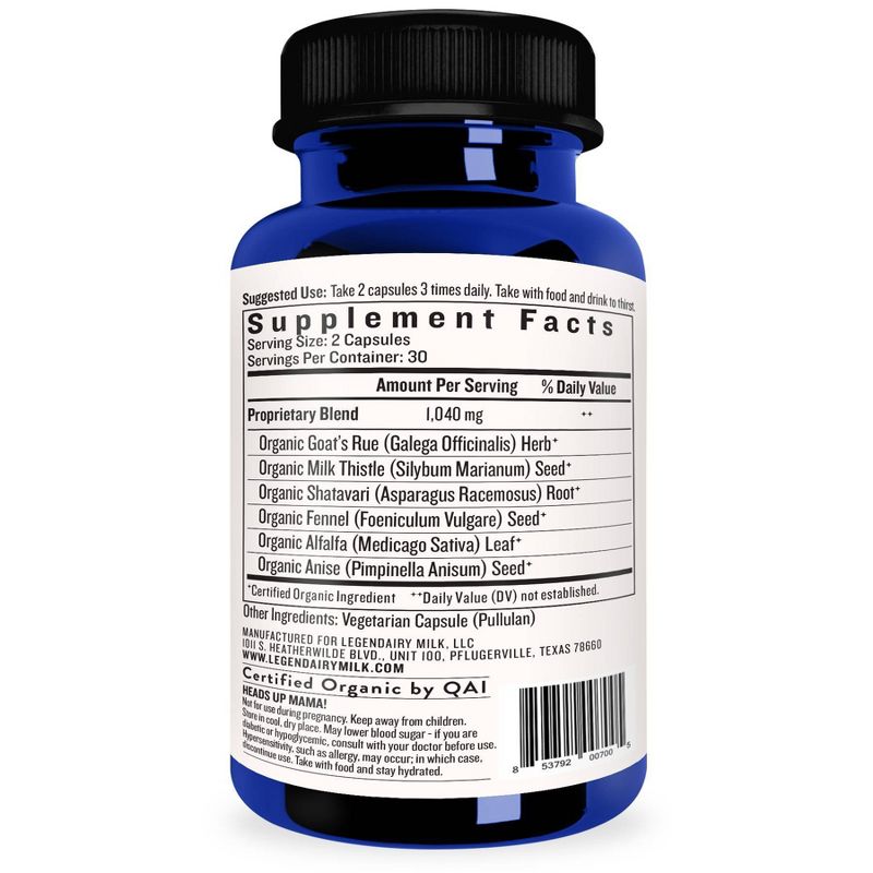 Legendairy Milk Sunflower Lecithin - 1200mg of Organic Sunflower Lecithin per Softgel - 200ct