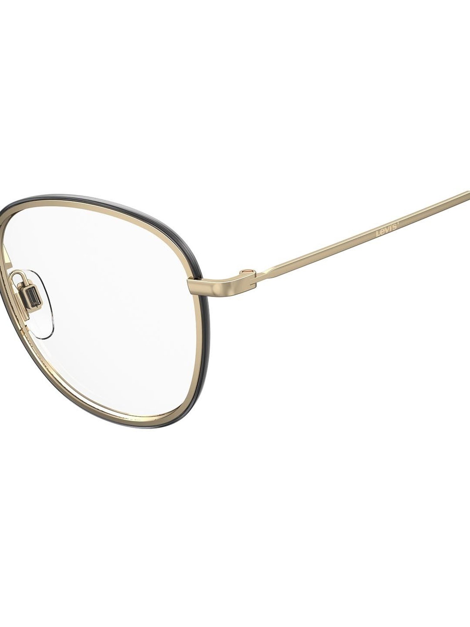 Levi's Gold Oval Eye Frames for Women