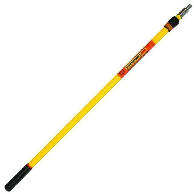 Structron Threaded Fiberglass Broom Handle Extendable 6 to 12