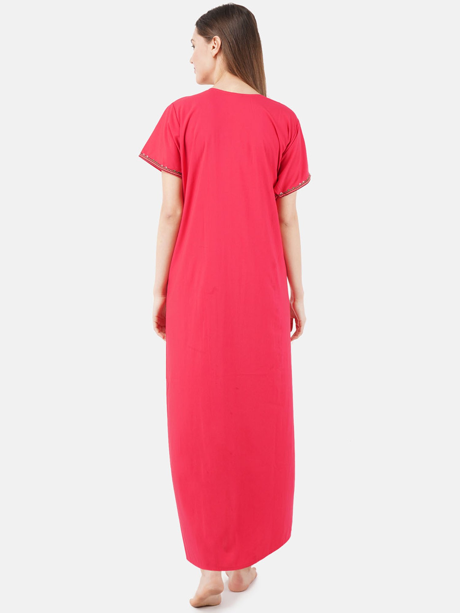 KOI SLEEPWEAR Peach Embroidered Nighty