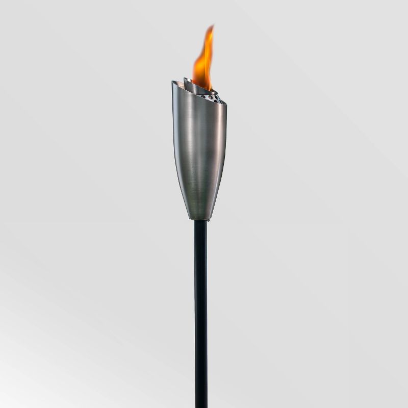 TIKI Stainless Steel Torch - Silver