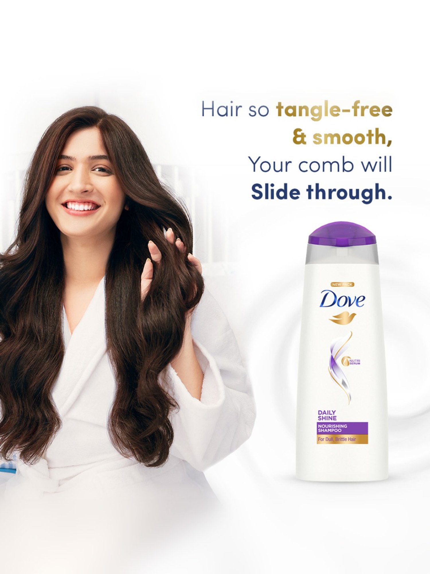 Dove Daily Shine Nourishing Shampoo - 1 L