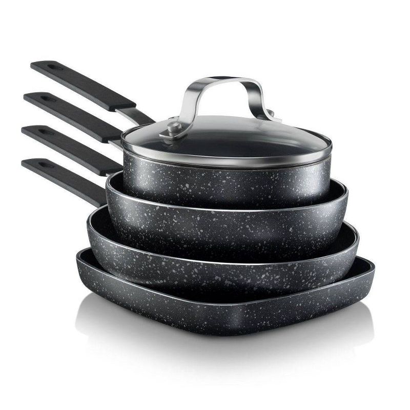 Granitestone Diamond Personal/Mini Stackable 5pc Cookware Set