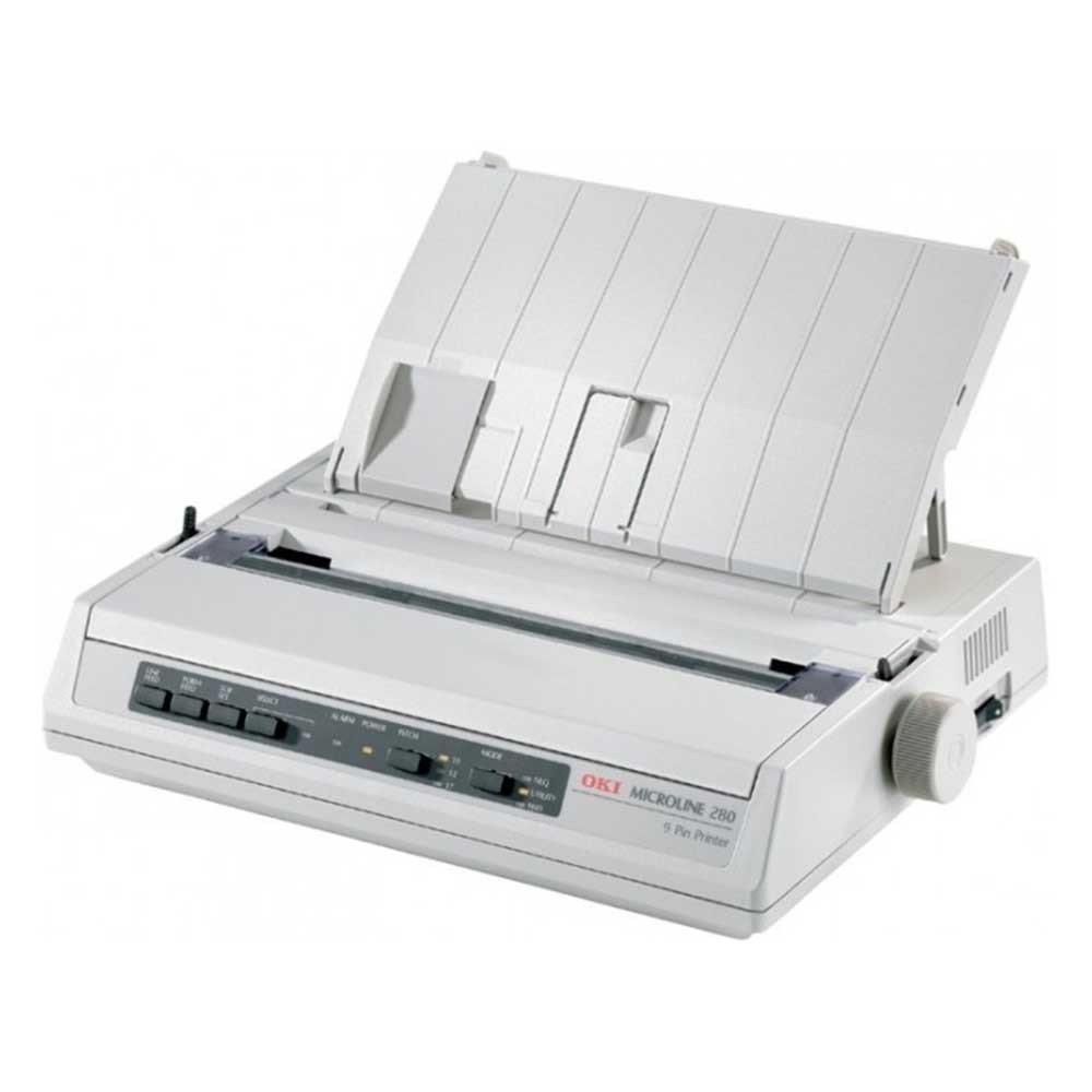 OKI ML280eco - Printer - monochrome - dot-matrix - 241.3 mm (width) - 240 x 216 dpi - 9 pin - up to 375 char/sec - paral