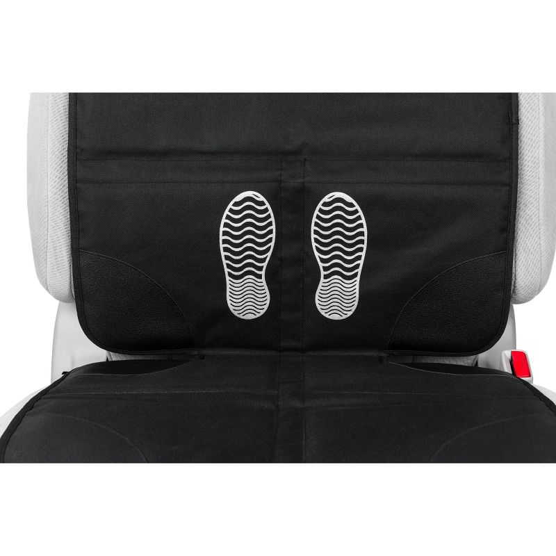 Lulyboo Baby Auto Seat Protector and Carseat Organizer with Clear Device Pocket
