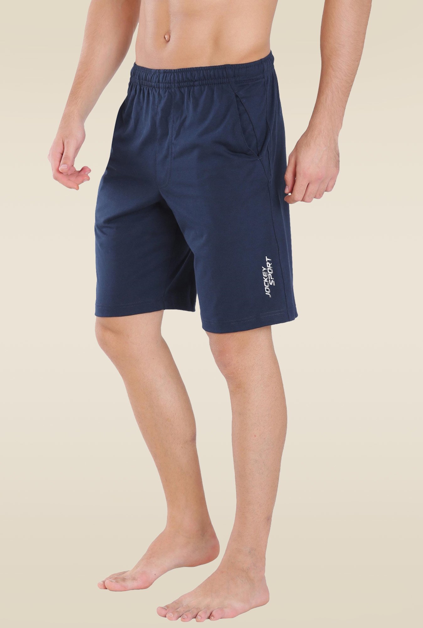 Adidas White Regular Fit Striped Sports Shorts