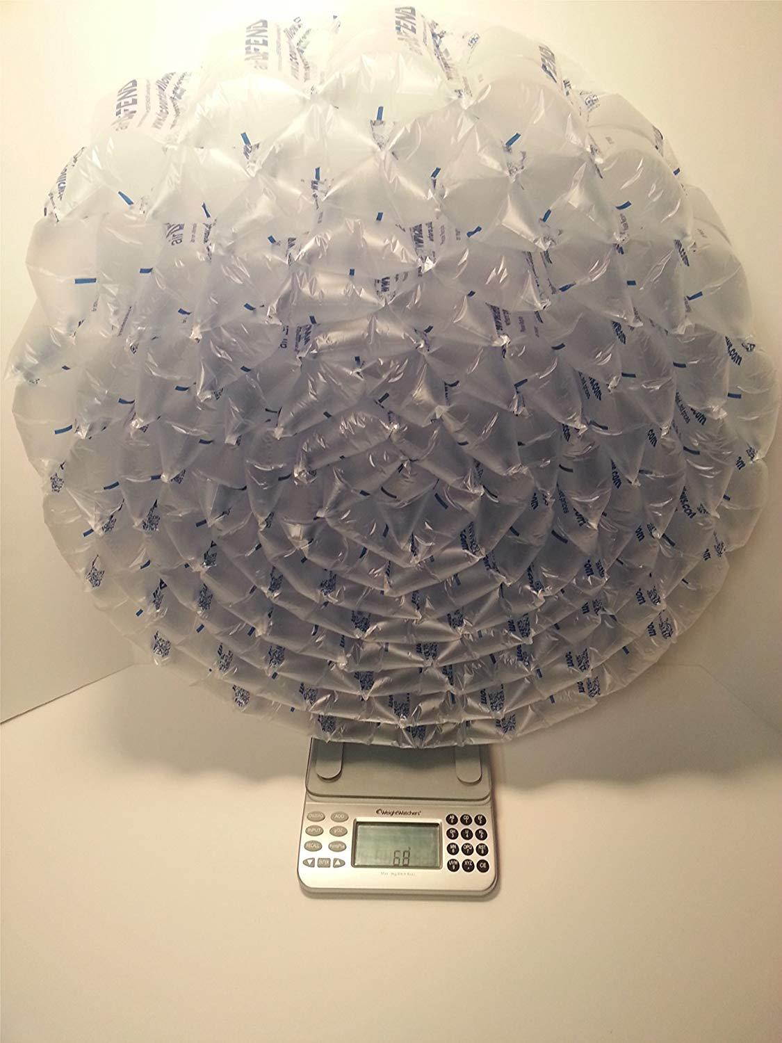 320 Count 4x8 airDEFENDER Air Pillows 39.5 Gallons 5.25 Cubic Feet Void Fill Cushioning for Packing Packaging Shipping from Discount Air Pillows