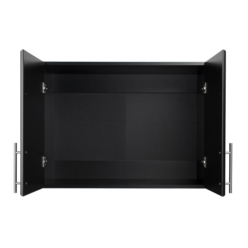 32" Elite Stackable Wall Cabinet Black - Prepac