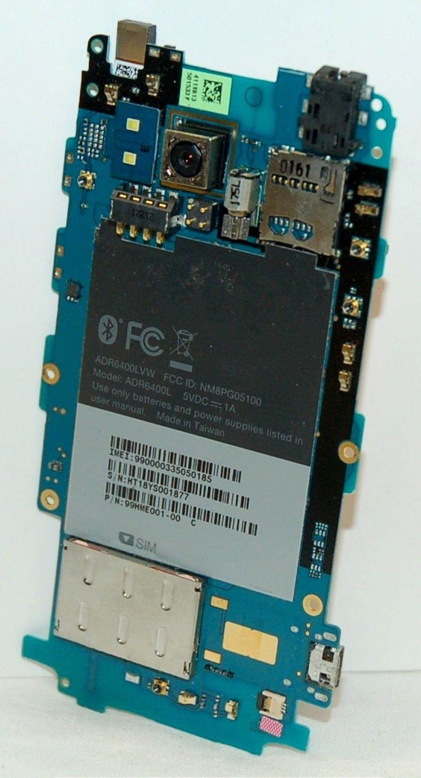 GOOD HTC Thunderbolt ADR6400 Cell Phone Motherboard ONLY main board Verizon esn