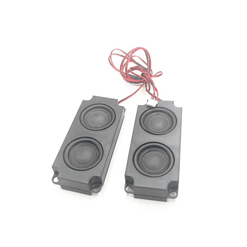 Double a Horn 1Pair 5Watt 8 Ohm 4Pin JSTXH Black Ractangle Notebook Tablet PC Audio Magnet Speaker Amplifier Loudspeaker 100mm x 45mm