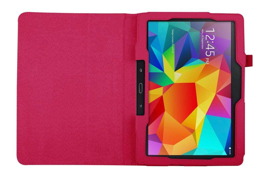 Hellfire Trading Magnetic PU Leather Case for Samsung Galaxy Tab 4 10.1" T530 - White