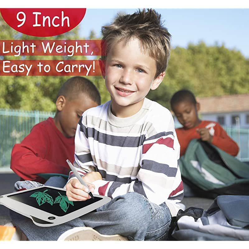 9 inch Electronic Drawing Pads for KidsPortable Reusable Erasable WriterElder Message Board48 Years Old Boys for Digital Handwriting Pad Doodle Board for SchoolGreenpd