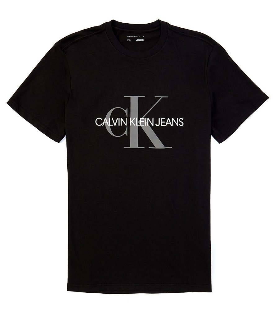 Calvin Klein Jeans Monogram Logo Short-Sleeve Graphic T-Shirt