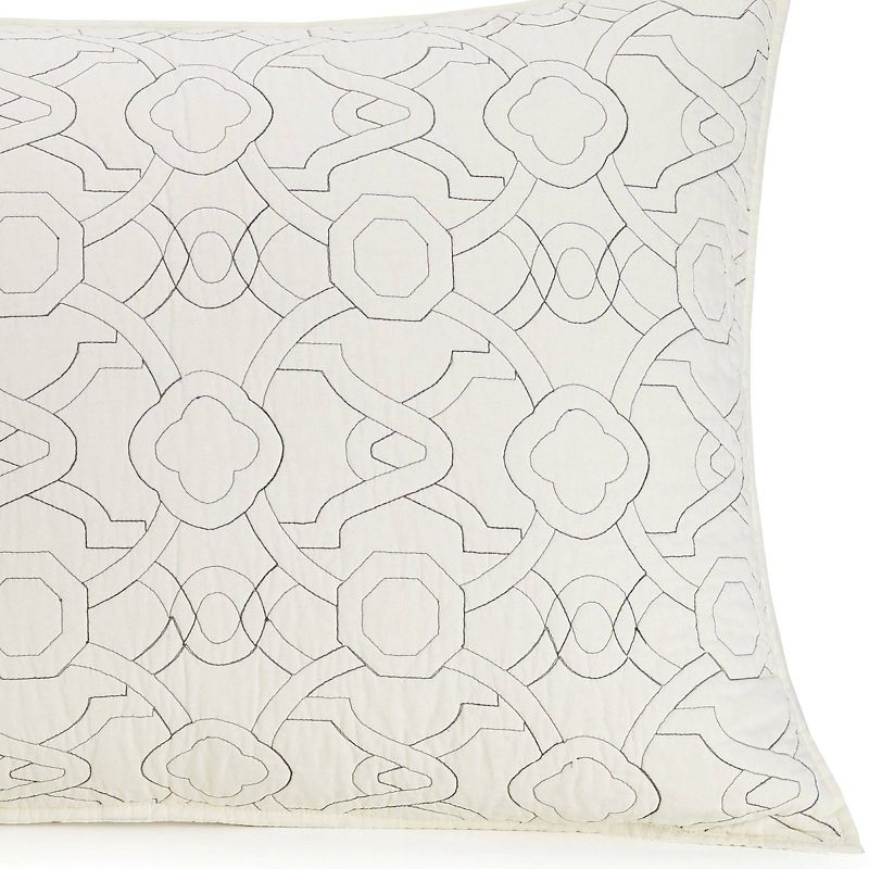 Ayesha Curry Agadir Standard Sham Cream