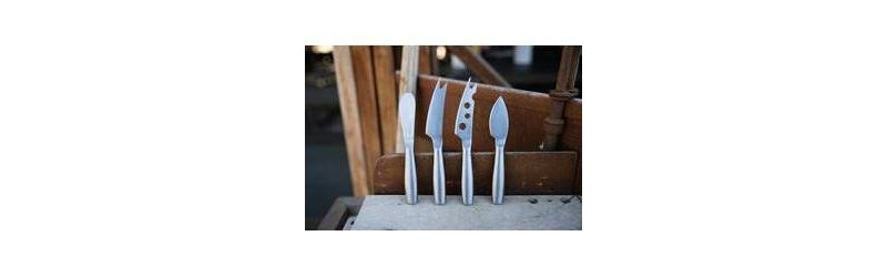 Boska 4pc Set of Stainless Steel Mini Cheese Knives